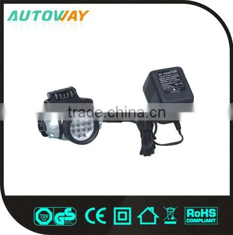 multi-function plastic led rechargable headlight