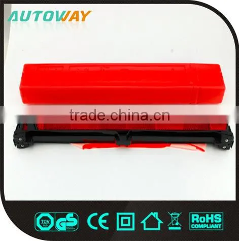 red car triangle warning sign, car emergency kit