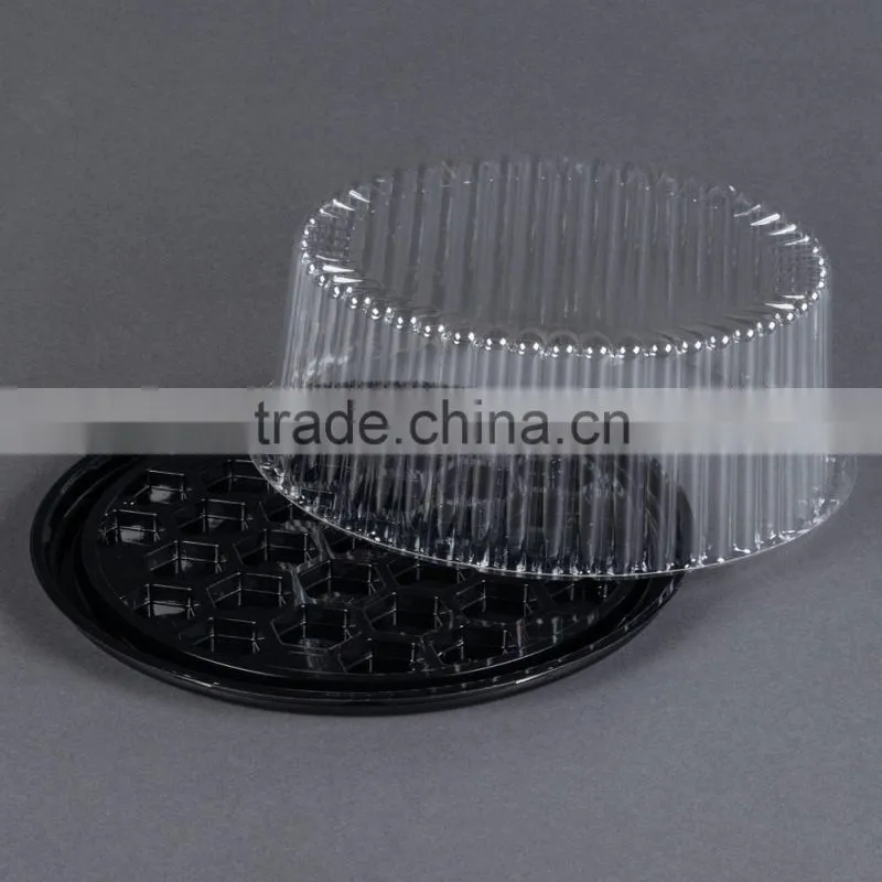 round disposable plastic cake dome containers