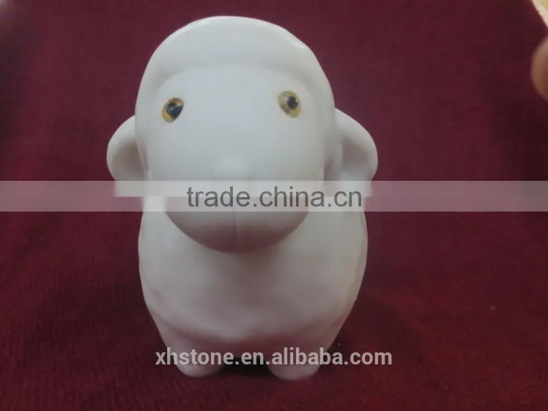 Small marble sheep stone craft fot hot sale