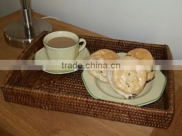 Colored rattan plate holders Wholesale