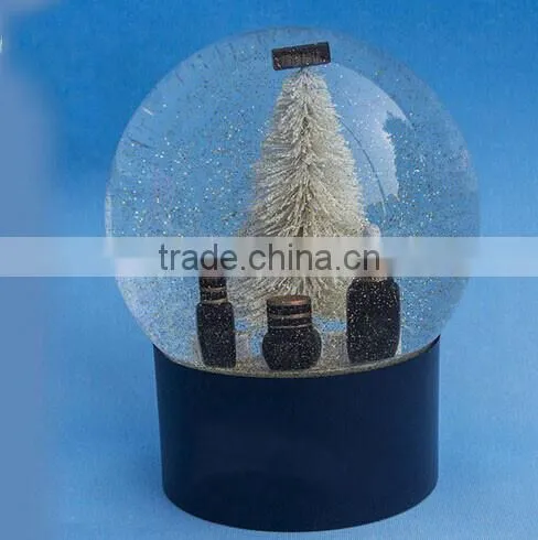 Hot sale gift color ball plastic Italy souvenirs snow globes