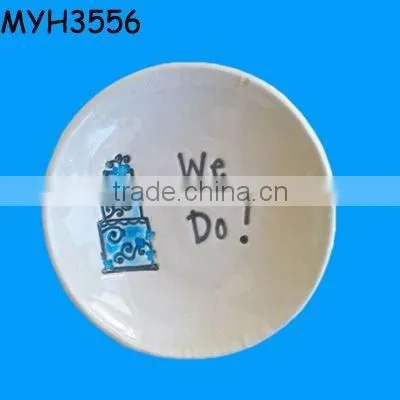 ceramic heart shaped bowls wedding ring bearer