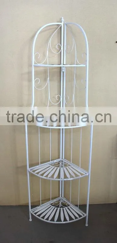 Assembly corner shelves for bathroom