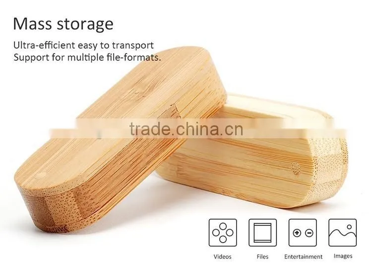 Newest present wooden box bulk general u-disk pen usb flash drive