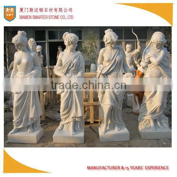 Beautiful fair yellow stone carving sculpture for indoor