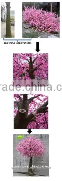 BLS019-1 GNW Artificial Cherry Blossom White Tree Wedding Decor