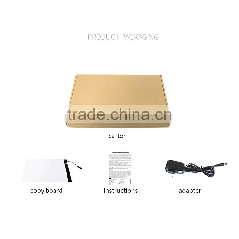 A4 simplified LED copy board New product LED tracing board Newlight LED drawing learning light board