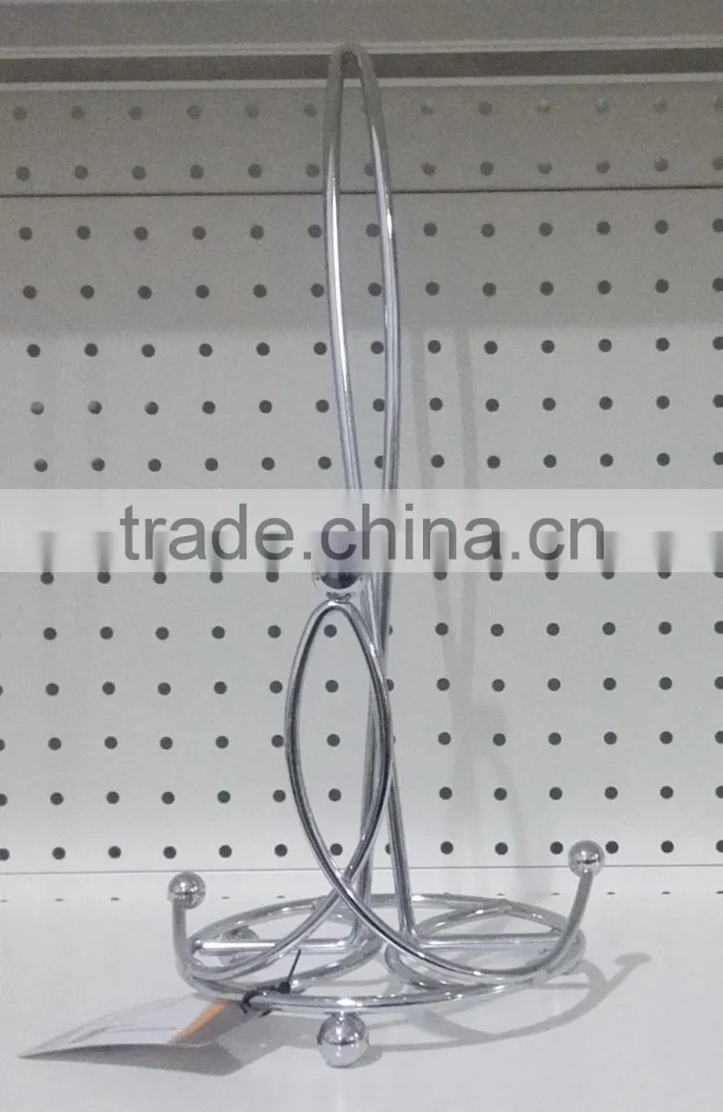Steel constraction bathroom tissue towel holder