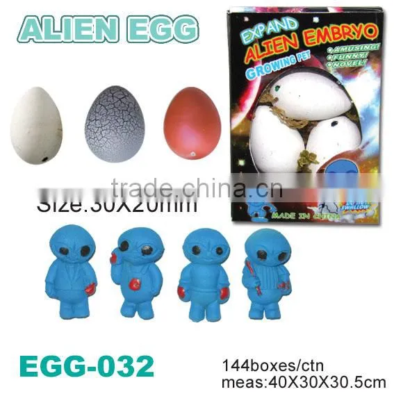 Magic Water Grow Plastic Alien Egg Toys