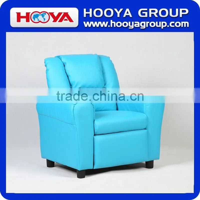 Kids Sofa- black/blue/pink/red, W62*D56-94*H59-69cm,pu+sponge+crude wood