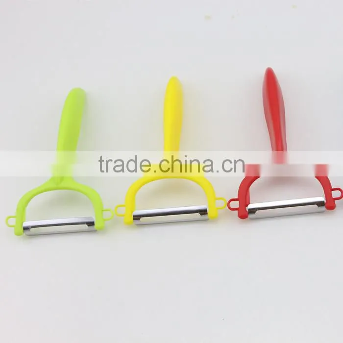14cm Stainless Steel Blade Plastic Handle Fruit Peeler