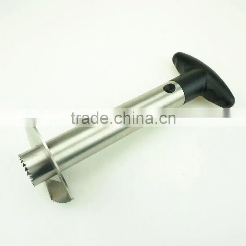 42061 Easy Cooking Tool Stainless Steel Pineapple Peeler Corer Slicer With Colorful Handles