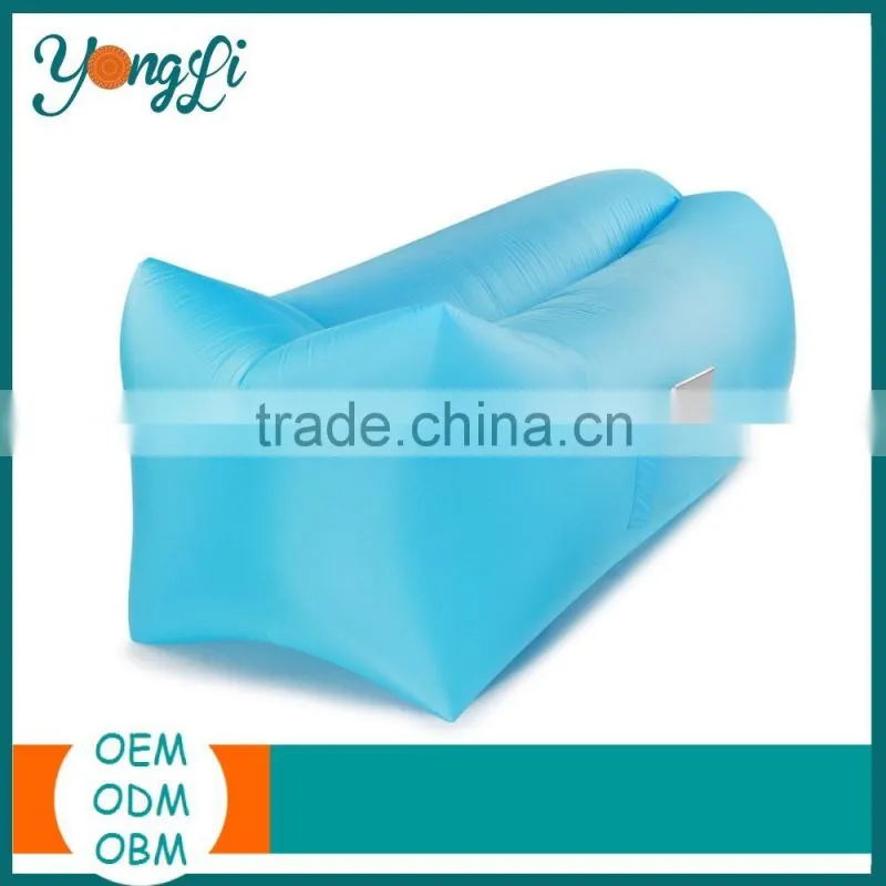 Factory Direct Sale USA Durable Fabric Inflatable Air Lounge Sofa Bed