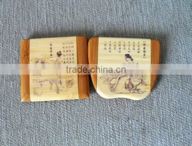 hot selling reusable bamboo cosmetic mirror