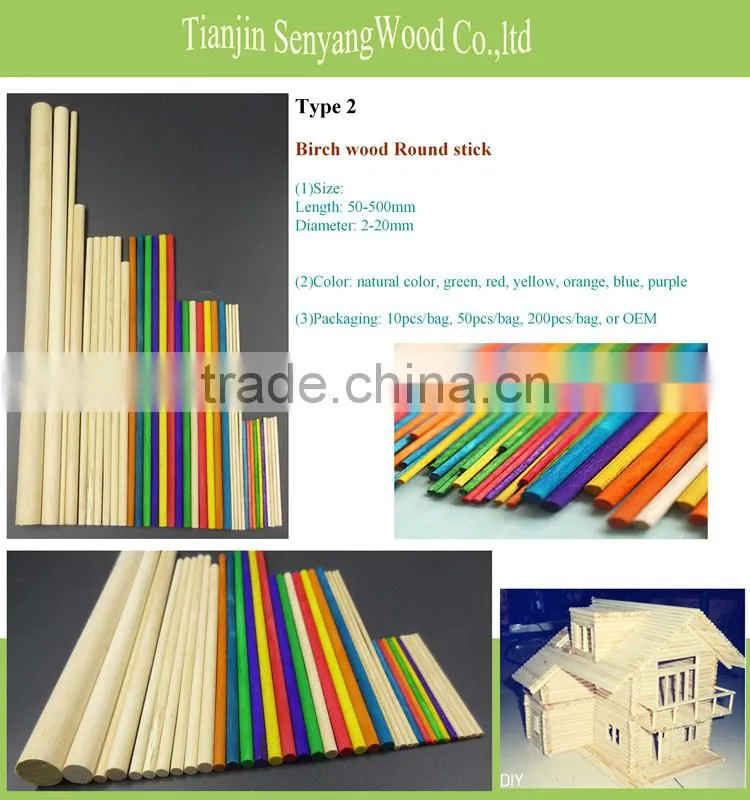 colorful DIY toys craft wooden ice cream sticks