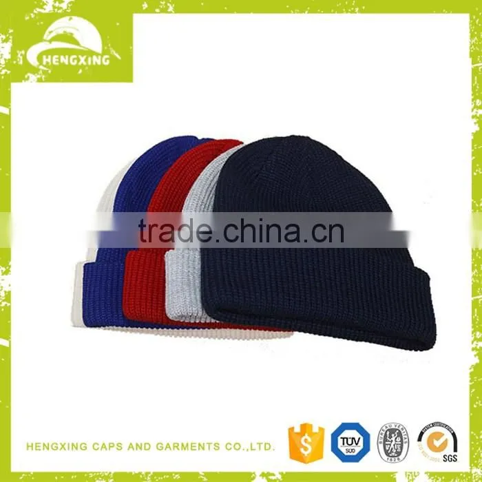 wholesale acrylic design your own winter beanie hat
