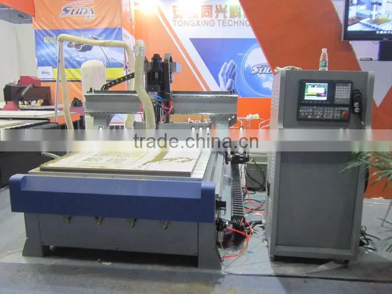 SUDA newest woodworking cnc engraver with Italy Colombo motor and ATC