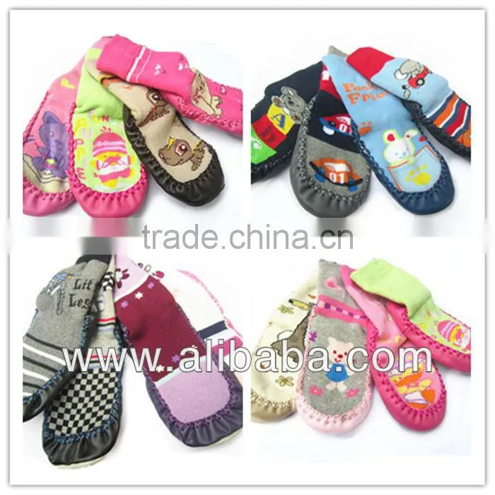 2013 small MOQ children socks floor socks indoor socks