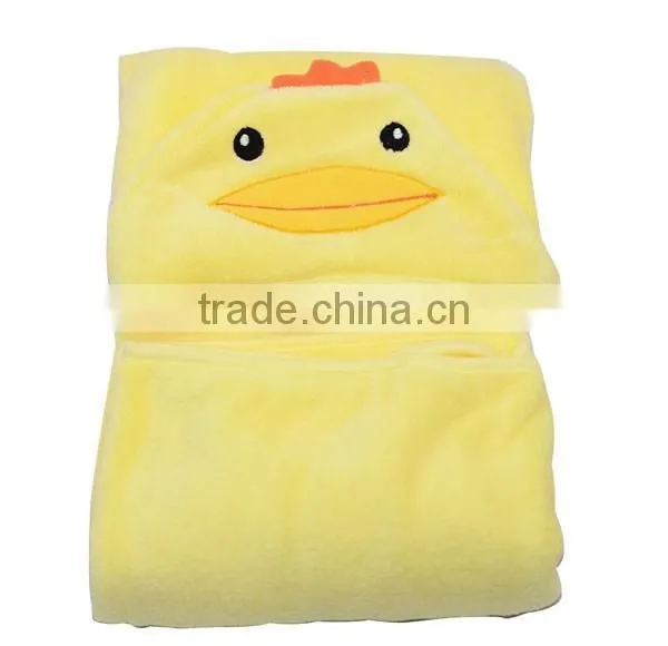 2016 new China supplier cute hooded baby blanket