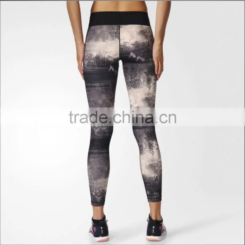 Factory Wholesale Yoga Workout Pants Printed Leggings Women's Tights