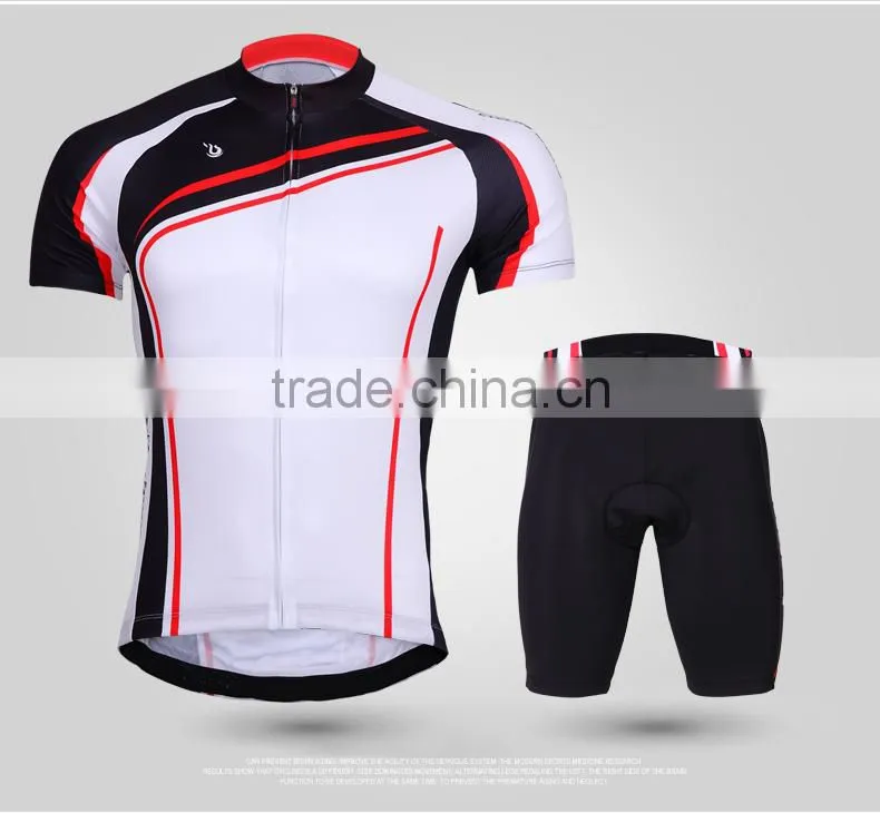 BEROY man's bulk wholesale cycling suits, fast drying set short sleeve cycling clothing suit