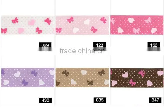 hi-ana ribbon 175 Chevron Printed Grosgrain Ribbon Cheer Bow Ribbon