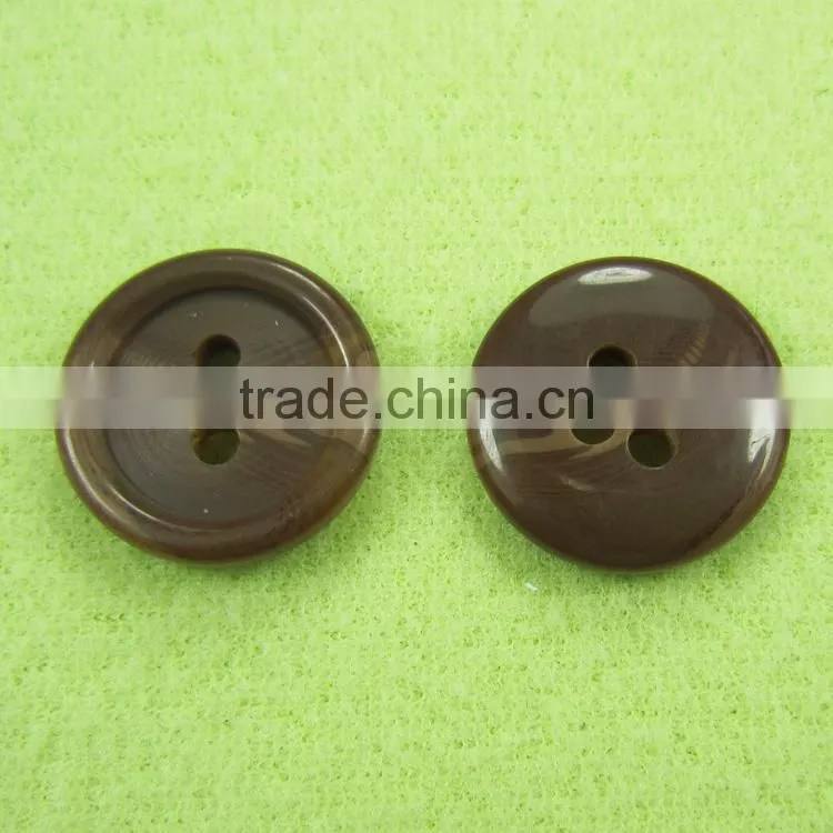 Factory sale two hole flat buttons fashion decorative buttons
