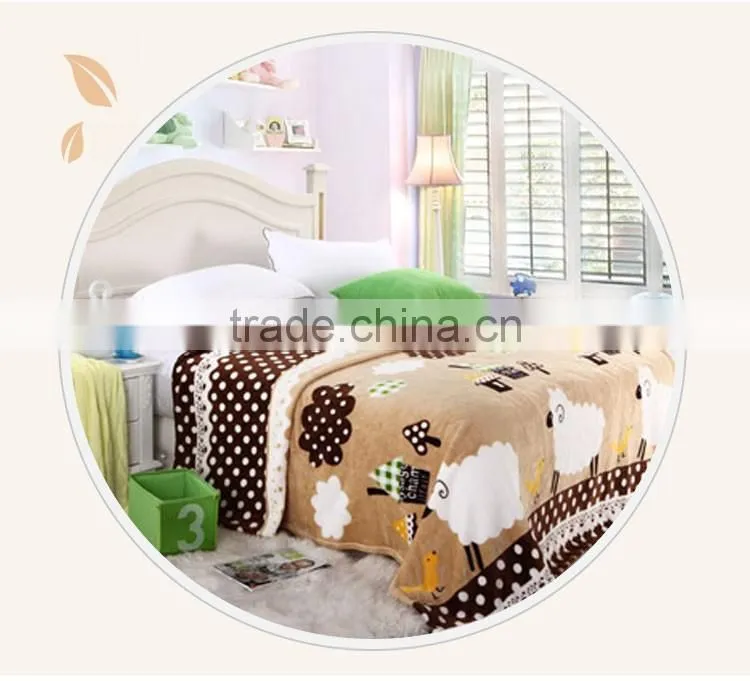 Wholesale Soft Plush Micro Coral Fleece Blanket In Bulk