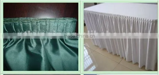 white satin table skirts banquet box pleat table skirts table skirt for weddings
