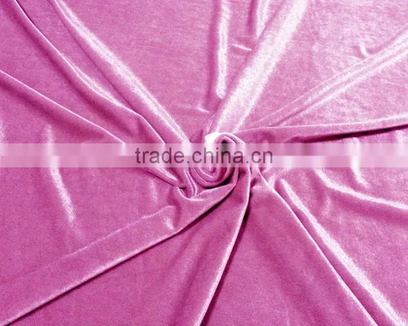 four way stretch korean velvet fabric