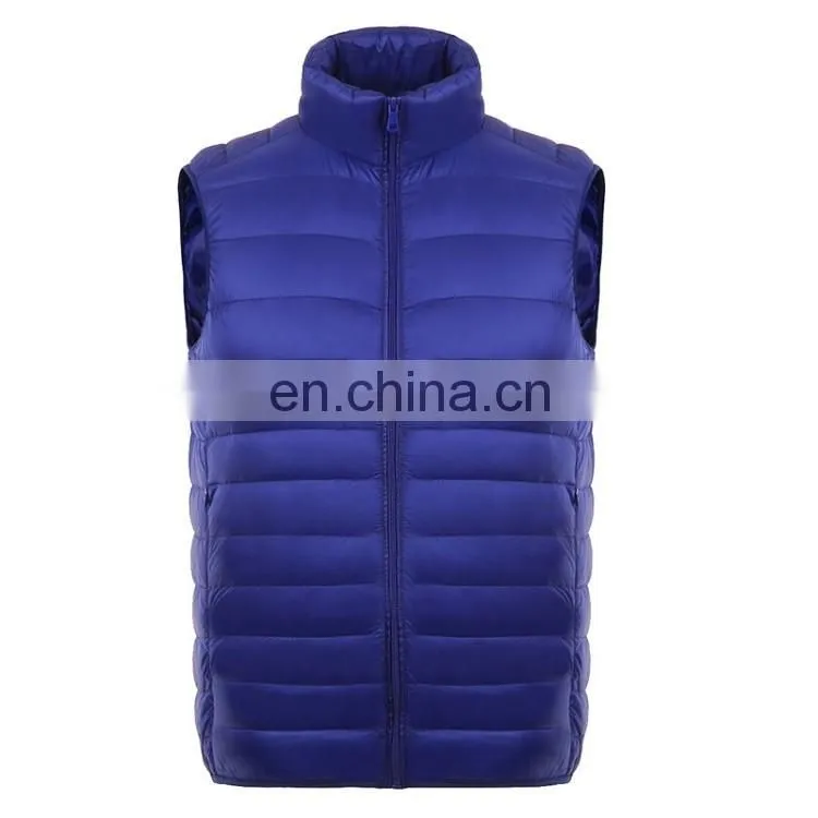 Packable Ultralight Sleeveless Coats Men Winter Feather Down Vest jacket