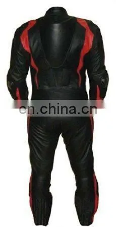 leather motorbike racing suit