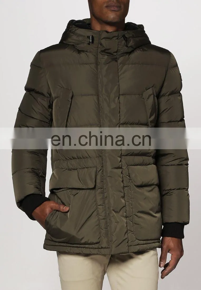 men foldable 100% polyester down jacket