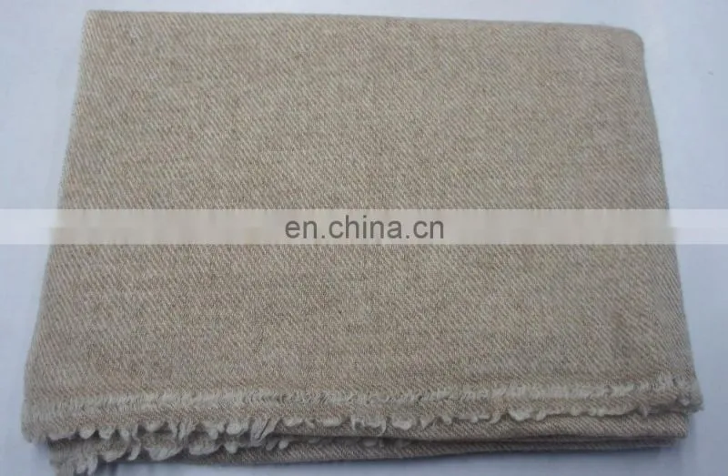 Pashmina Natural Shawl, 30% Cashmere/70% Pashmina wool shawls, stoles