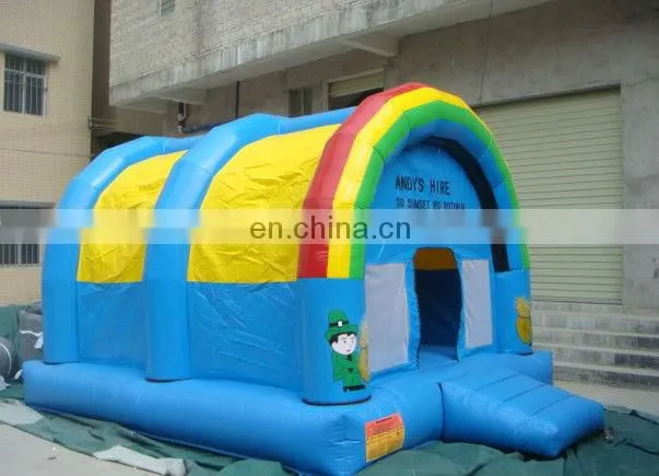 Inflatable slide bouncer combo