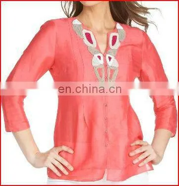 ladies fashion checked shirts