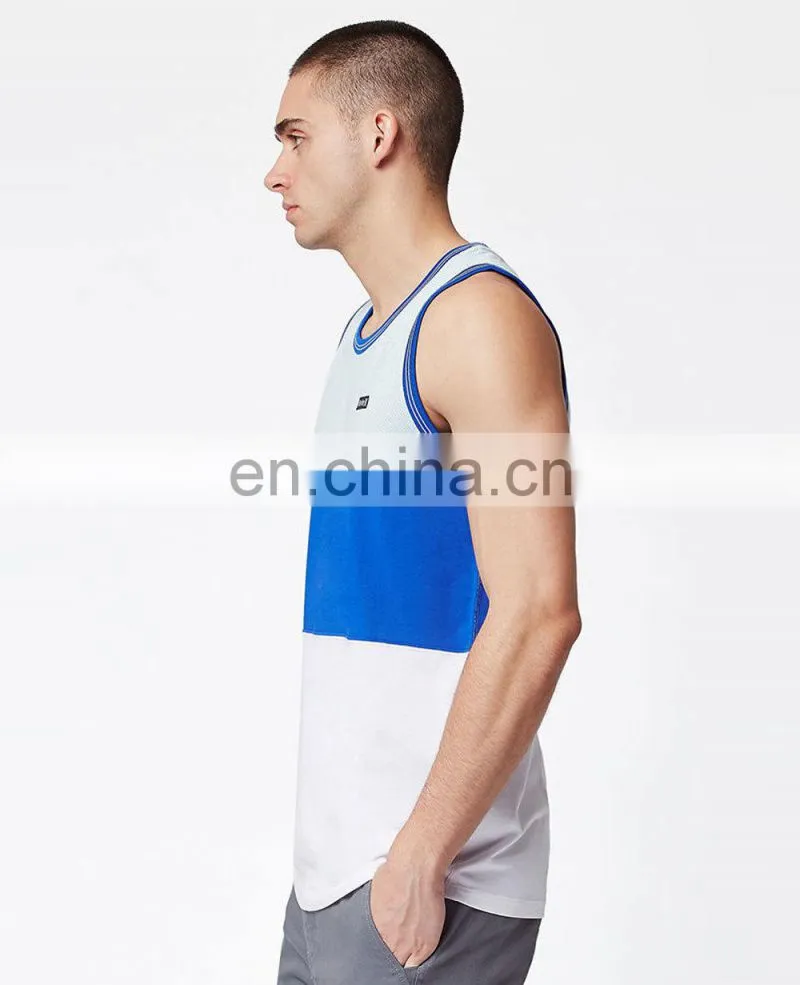 fashion muscle fitted custom cheap tank tops for men