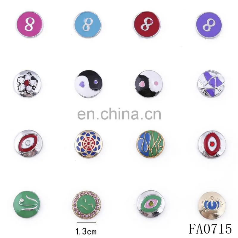 All sorts of color enamel custom snap buttons