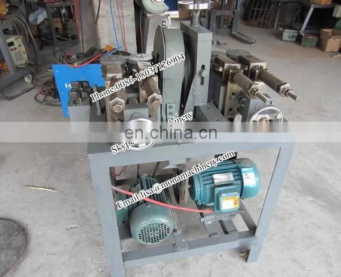 Semi automatic broom wooden handle making machine