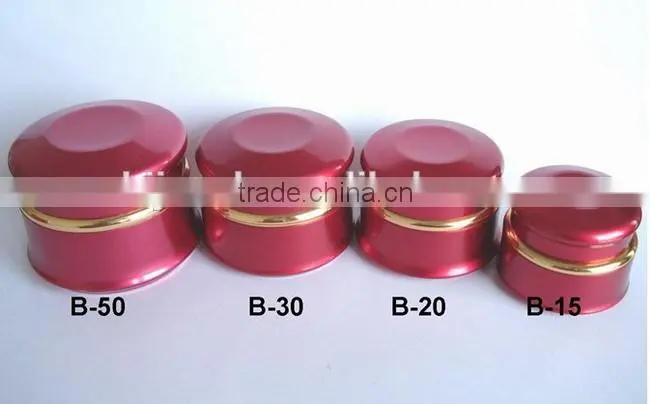 Aluminum nail polish jar