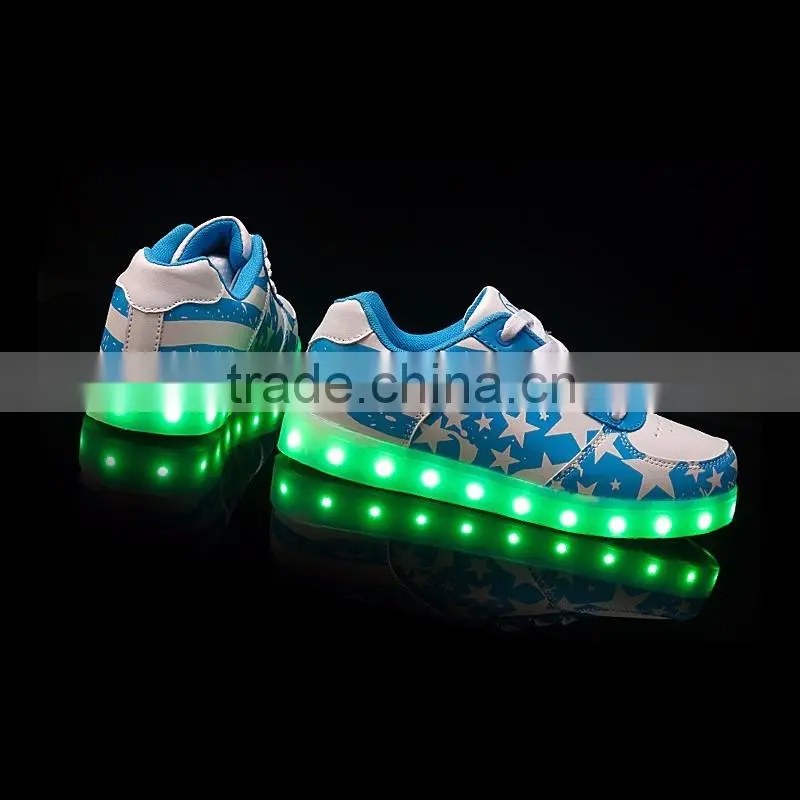 Hot Sale Gold led Shoes Silver led Shoes Fashion Adults Light Up Shoes Wholesale For Retails
