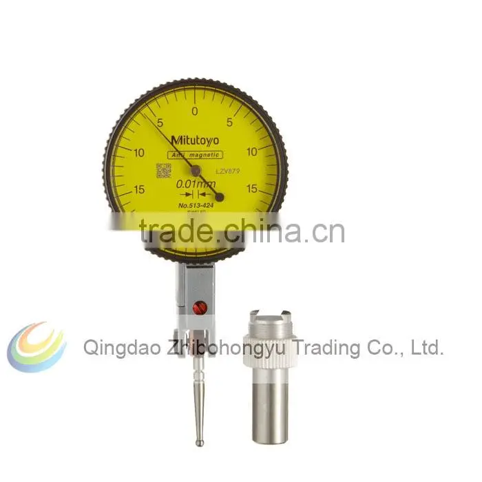 Mitutoyo 513-424E Dial Test Indicator, Basic Set, Horizontal Type, 8mm Stem