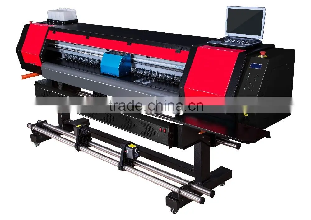 High quality Konica 512i Taims T208 plotter printing fabric digital printer for clothes plastic