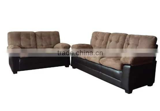 Hot sale pu leather sofa/living room sofa /Faux suede sofa