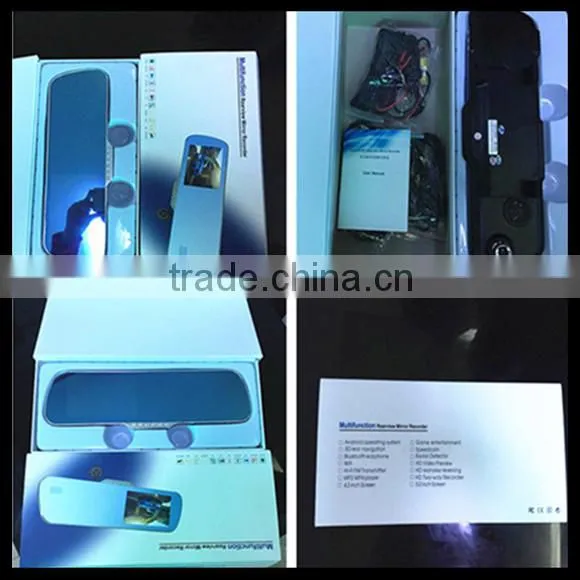 5 inch screen car rearview mirror