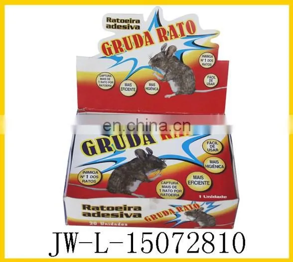 OEM Rat Glue Trap Rat Rato Card Adsivo Gruda Rato For Brazil