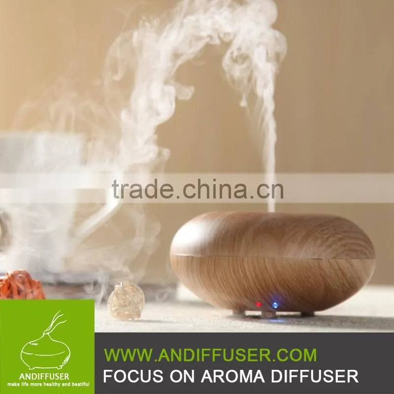 Aroma Diffuser Wood Grain LED Electric Ultrasonic Aromatherapy Scented Essential Oil Diffuser Cool Mist Humidifier Air Purifier