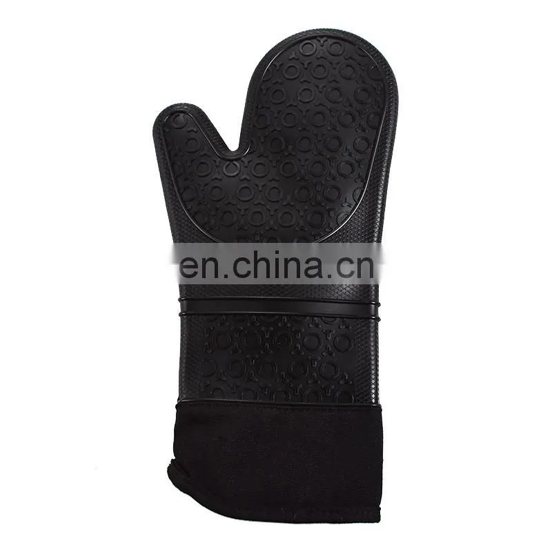 Silicone Oven Glove Silicon Gloves for kitchen Waterproof Heat Resistant BBQ Glove