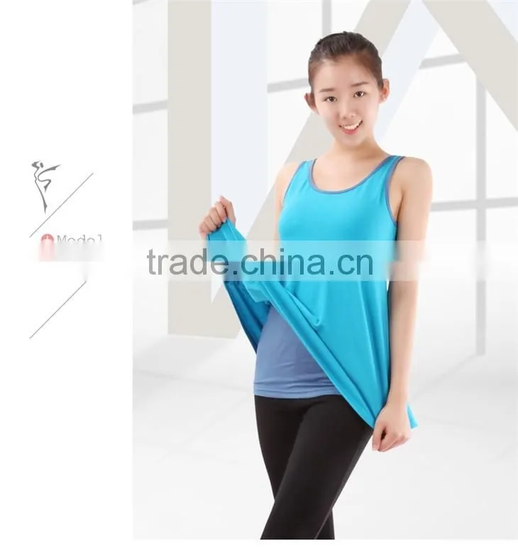 Fashionable Fake Two Pieces Adult Dance and Yaga Top